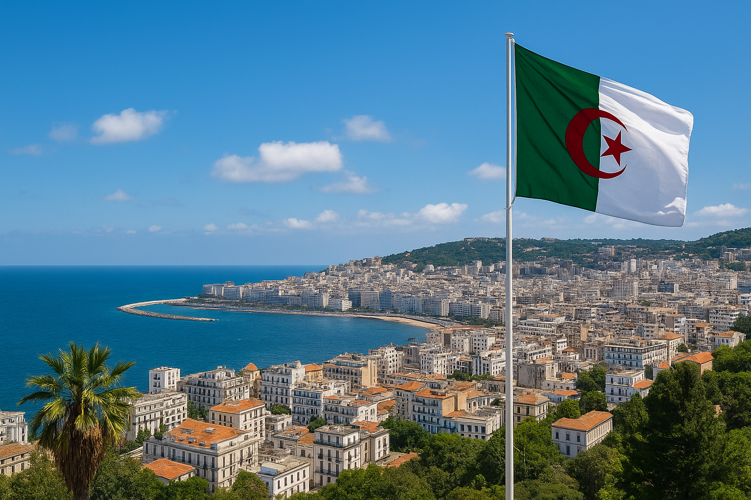 Best VPN for Algeria– Illustration of secure global internet access